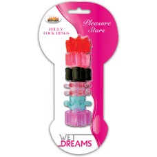 Pleasure Stars Jelly Cock Rings Pleasure Stars Jelly Cock Rings