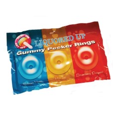Liquored Up Gummy Pecker Rings Liquored Up Gummy Pecker Rings