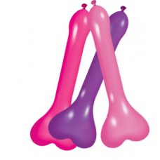 Pecker Balloons Assorted Colors 6 Pc Box Pecker Balloons Assorted Colors 6 Pc Box