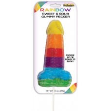 Rainbow Sweet & Sour Gummy Pecker Rainbow Sweet & Sour Gummy Pecker