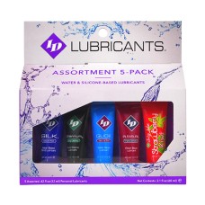 ID Sensual Lubricants 5 Pack Assorted Sampler ID Sensual Lubricants 5 Pack Assorted Sampler