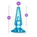 B Yours - Basic Anal Plug - Blue B Yours - Basic Anal Plug - Blue