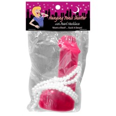 Hanging Penis Shooter With Pearl Necklace Hanging Penis Shooter With Pearl Necklace