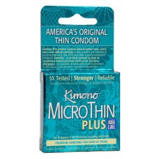 Kimono Microthin Plus Aqua Lube - 3 Pack Kimono Microthin Plus Aqua Lube - 3 Pack