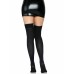 Opaque Thigh Highs - One Size - Black Opaque Thigh Highs - One Size - Black