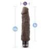 X5 Plus - Hard on Vibrating 9 Inch Dildo - Brown