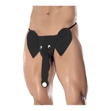 Squeaker Elephant G-String - One Size - Black Squeaker Elephant G-String - One Size - Black