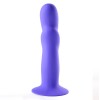Riley Silicone Swirled Dong - Neon Purple