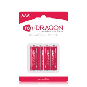 Dragon - Alkaline Batteries - AAA - 4 Pack Dragon - Alkaline Batteries - AAA - 4 Pack