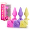 Naughty Candy Hearts Display - 9 Pieces - Assorted Colors Naughty Candy Hearts Display - 9 Pieces - Assorted Colors