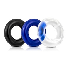 Donut Rings - Assorted Colors - 50 Pieces Display Donut Rings - Assorted Colors - 50 Pieces Display