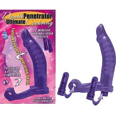Double Penetrator Ultimate Cockring-Purple Double Penetrator Ultimate Cockring-Purple