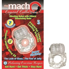 The Macho Crystal Collection Pulsating Erection Keeper - Clear The Macho Crystal Collection Pulsating Erection Keeper - Clear
