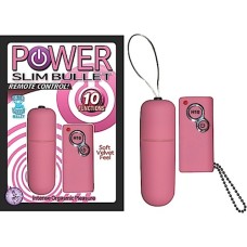 Power Slim Bullet Remote Control - Pink