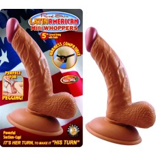 Latin American Mini Whoppers 5-Inch Curved Dong With Balls - Latin Latin American Mini Whoppers 5-Inch Curved Dong With Balls - Latin
