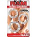 Ram Beaded Cockrings - Clear