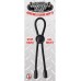 Mack Tuff Adjustable Silicone Cock Tie - Black