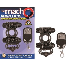 The Macho Remote Control - Cock Ring - Black