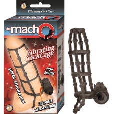 The Macho Vibrating Cockcage - Black