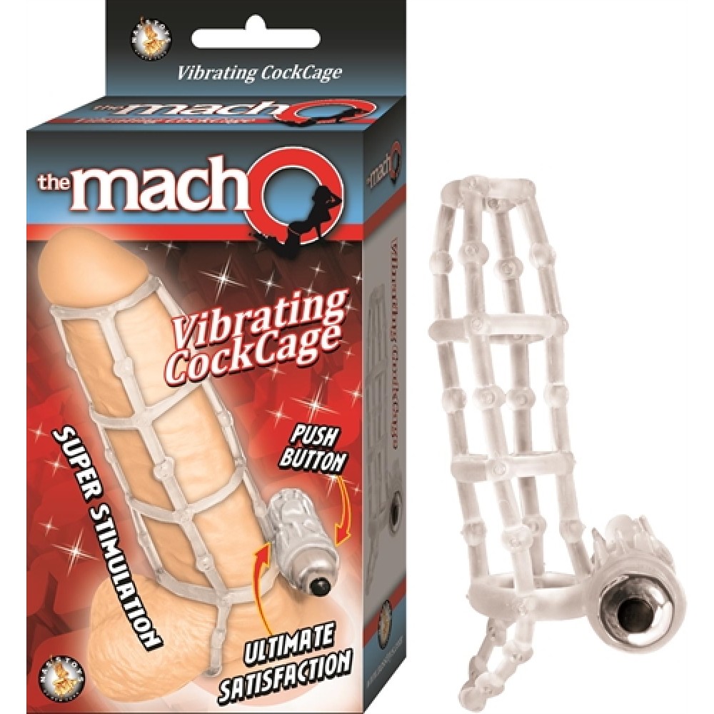 The Macho Vibrating Cockring - Clear