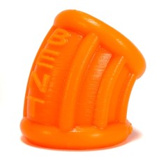 Bent 1 Ball Stretcher Curved Silicone - Small - Orange Bent 1 Ball Stretcher Curved Silicone - Small - Orange