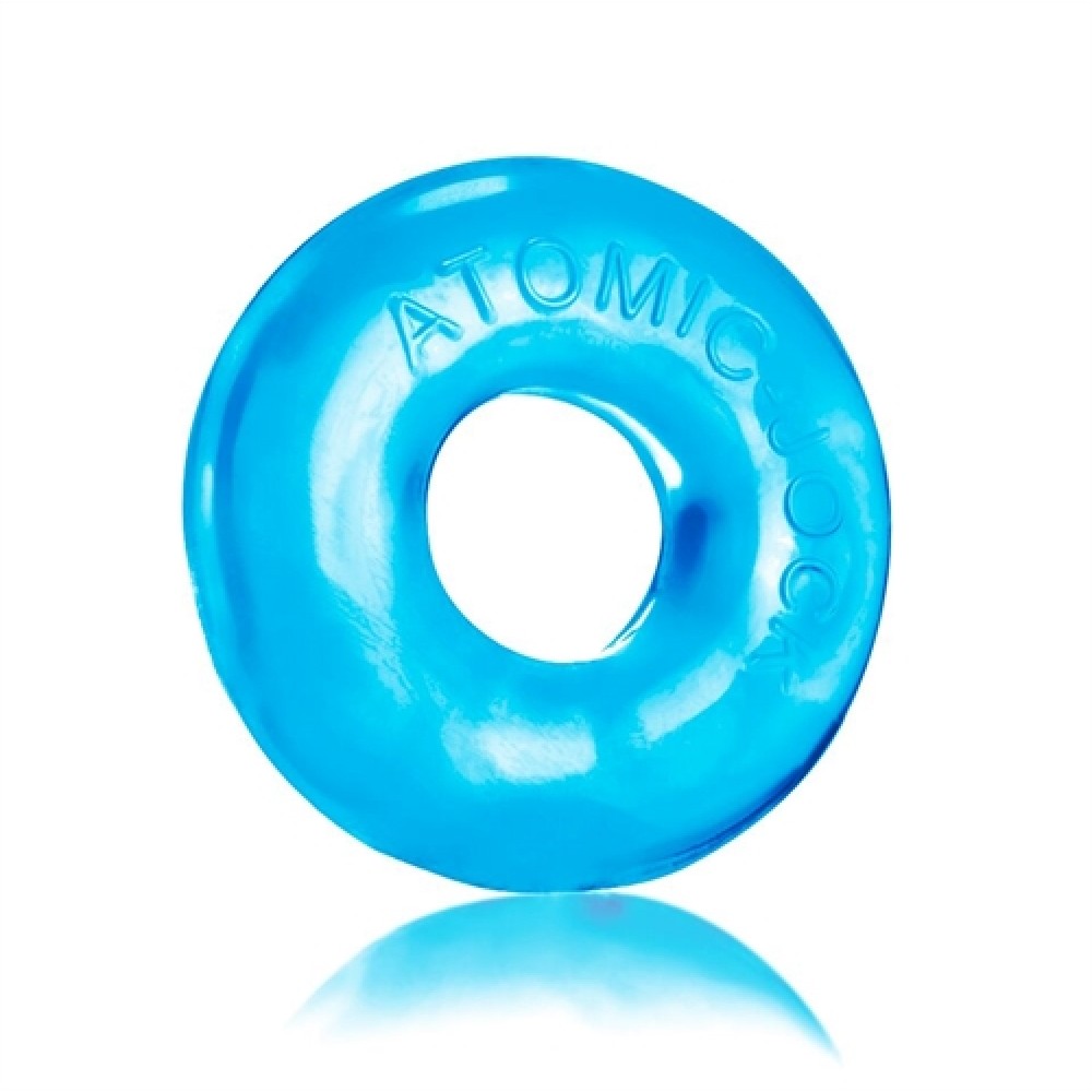 Do-Nut-2 Large Atomic Jock Cockring - Ice Blue