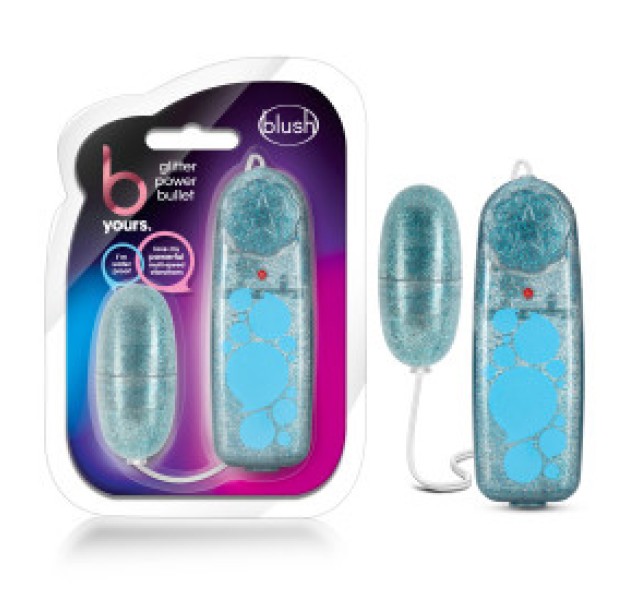 B Yours - Glitter Power Bullet - Blue